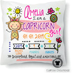 Baby Girl Zodiac Pillows