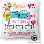 Baby Girl Zodiac Pillows