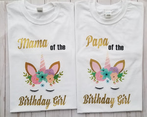 Unicorn Birthday Shirt