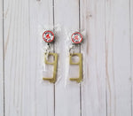No touch tool - door opener - no contact - clean - germ free PERSONALIZED tool on a badge reel