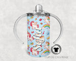 Custom- personalized Trainer Stainless steel 12oz. sippy cups