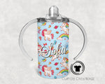 Custom- personalized Trainer Stainless steel 12oz. sippy cups