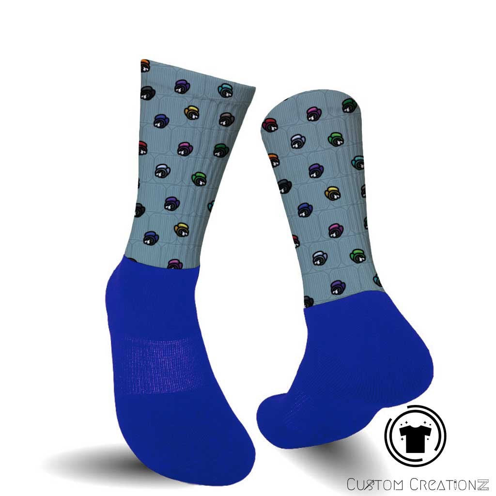 Among us Gamer socks- custom printed