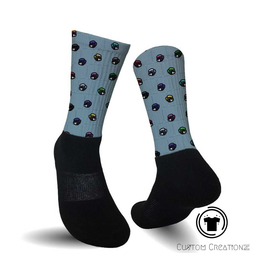 Among us Gamer socks- custom printed