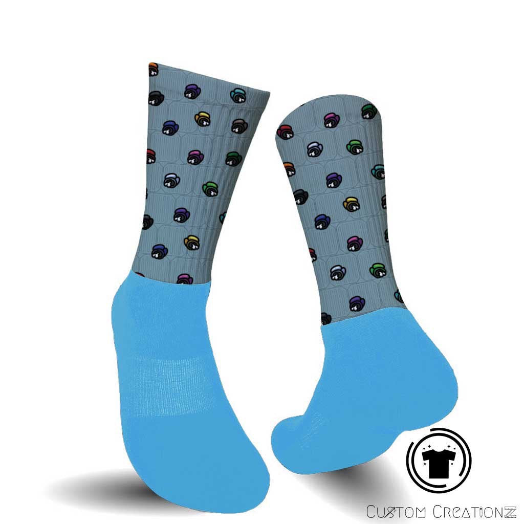 Among us Gamer socks- custom printed