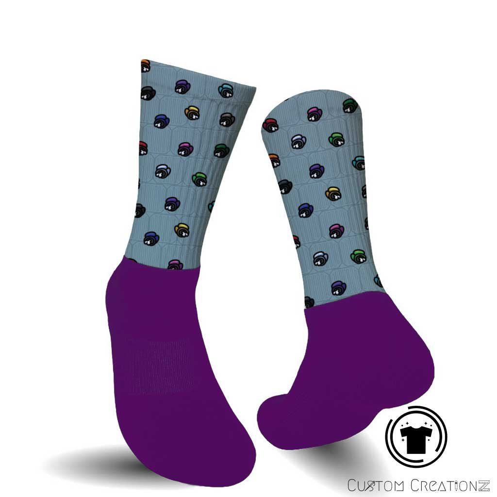 Among us Gamer socks- custom printed